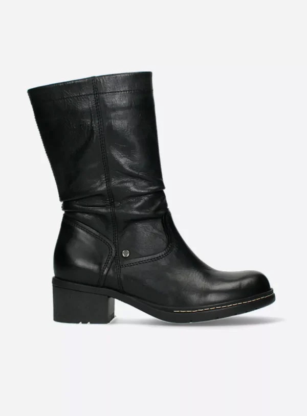 Wolky Edmonton WR - black leather Boots for women