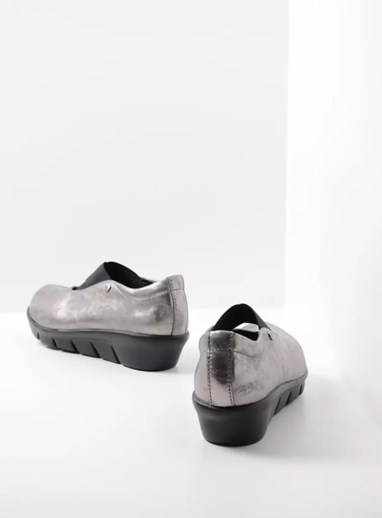 Wolky Loafers 0066510203 10203 grey metallic nubuck