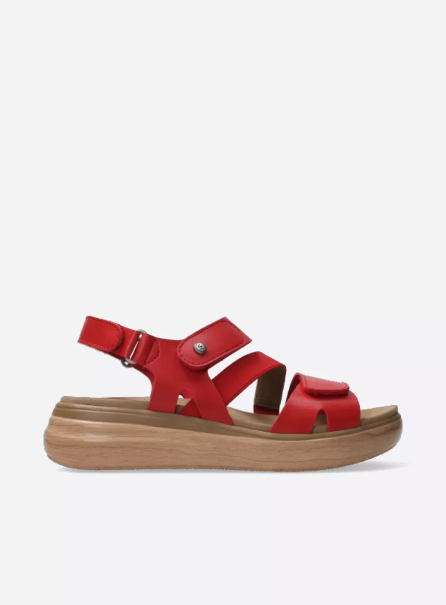 Wolky Open toe sandals 0193002500 02500 red biocare
