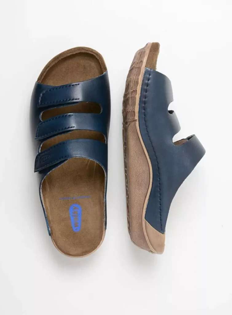 Wolky Sandals 0053250800 50800 blue leather