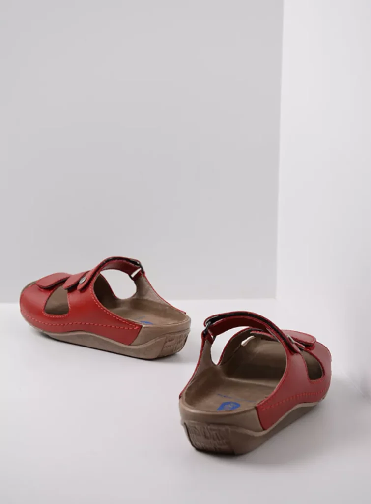 Wolky Sandals 0053650500 50500 red leather
