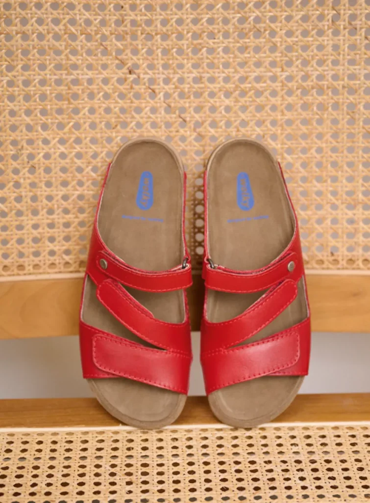 Wolky Sandals 0053650500 50500 red leather