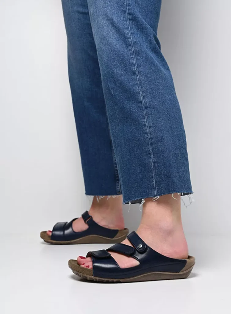 Wolky Sandals 0053650800 50800 blue leather
