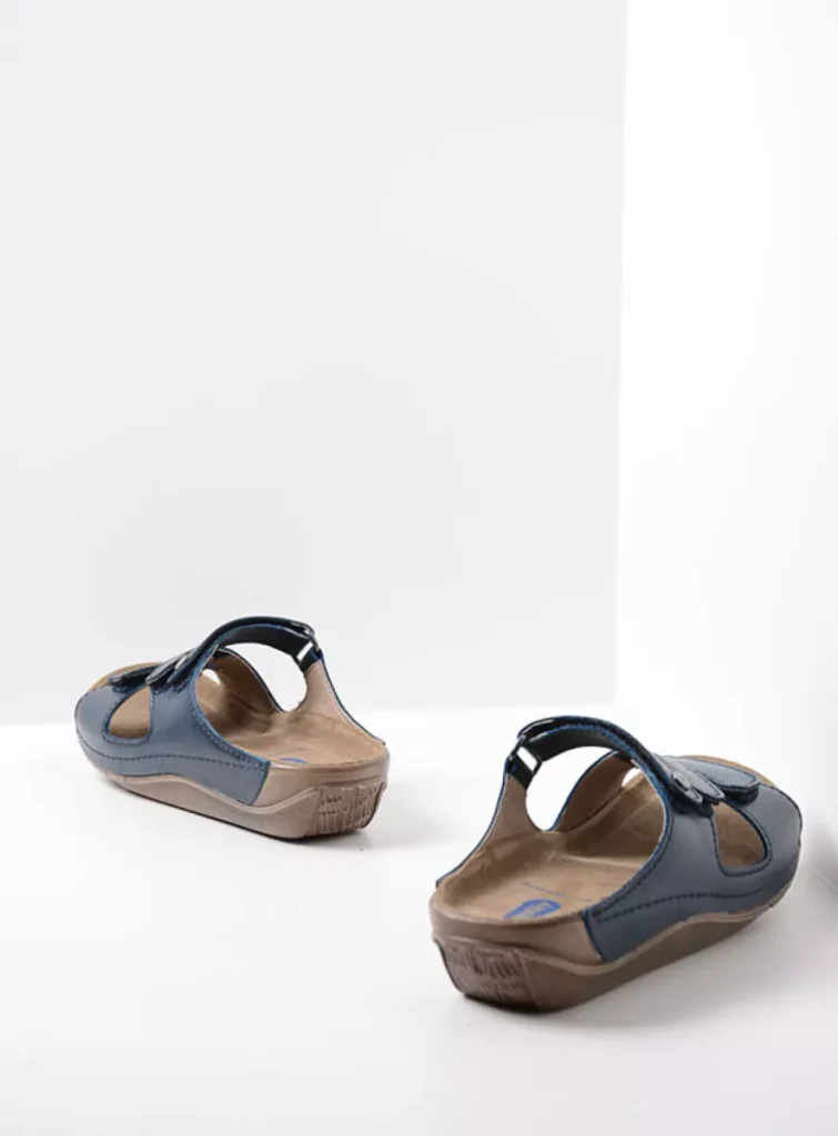 Wolky Sandals 0053650800 50800 blue leather