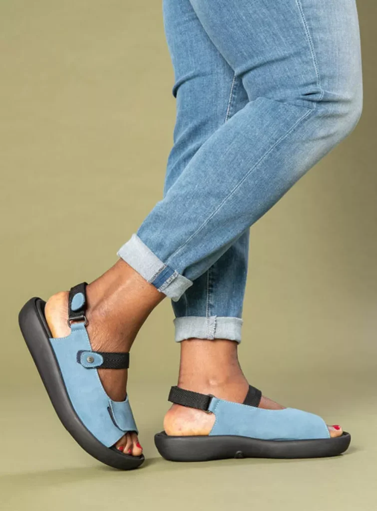 Wolky Sandals 0082311856 11856 baltic blue nubuck