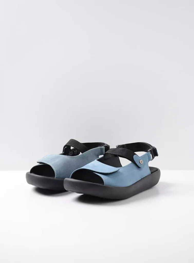 Wolky Sandals 0082311856 11856 baltic blue nubuck