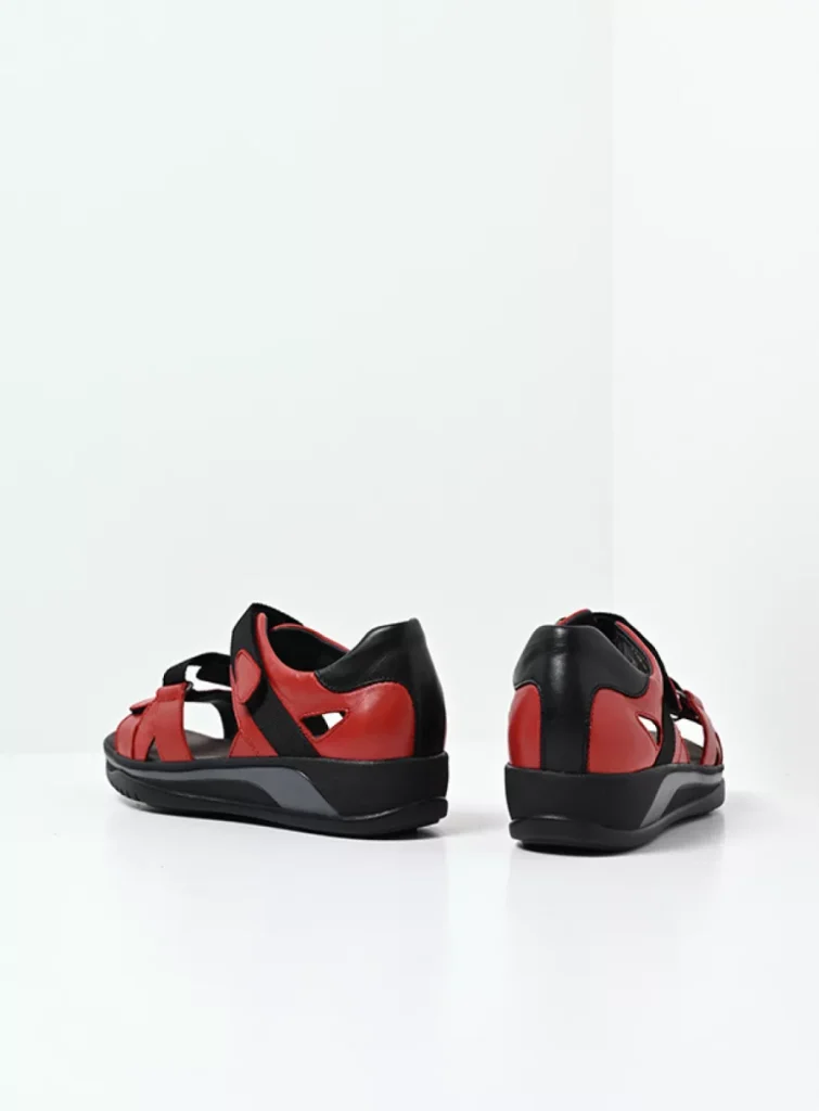 Wolky Sandals 0105530500 0105530500 red leather