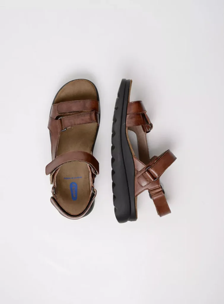 Wolky Sandals 0152550430 50430 cognac leather