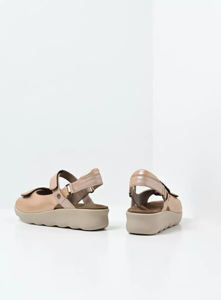 Wolky Sandals 0189031318 31318 khaki pearl leather