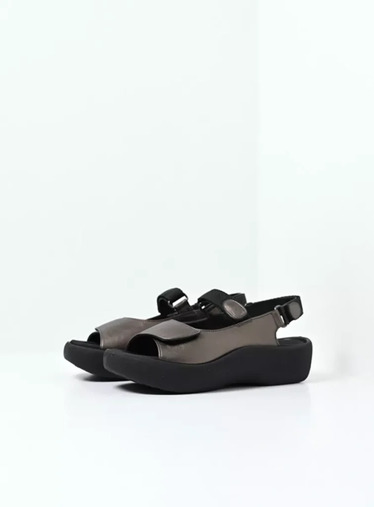 Wolky Sandals 0320430212 30212 inox leather
