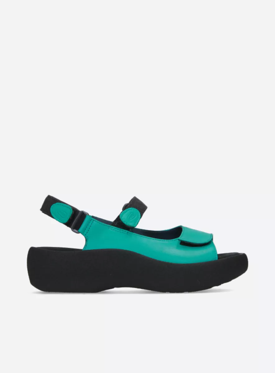 Wolky Sandals 0320434760 34760 turquoise leather