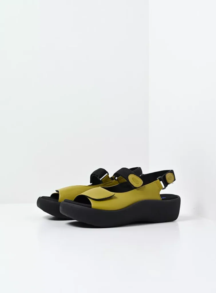 Wolky Sandals 0320450710 50710 olive green leather