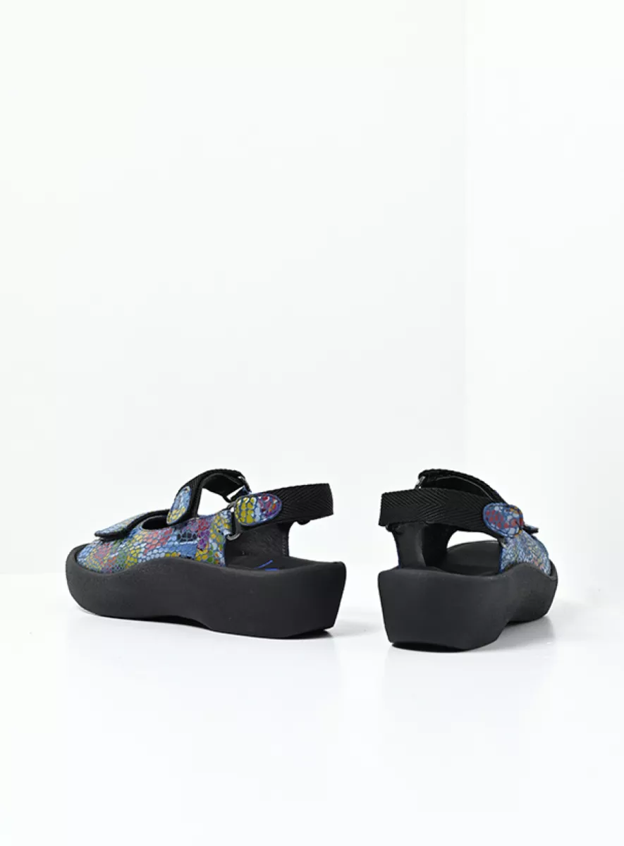Wolky Sandals 0320488881 88881 jeans multi leather