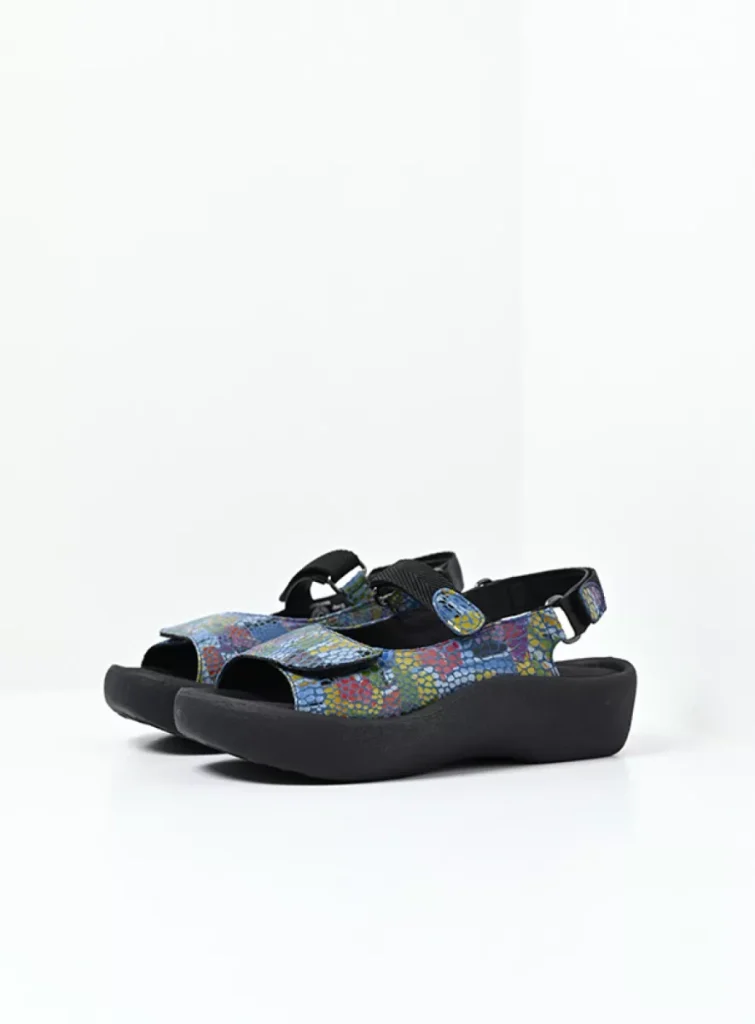 Wolky Sandals 0320488881 88881 jeans multi leather