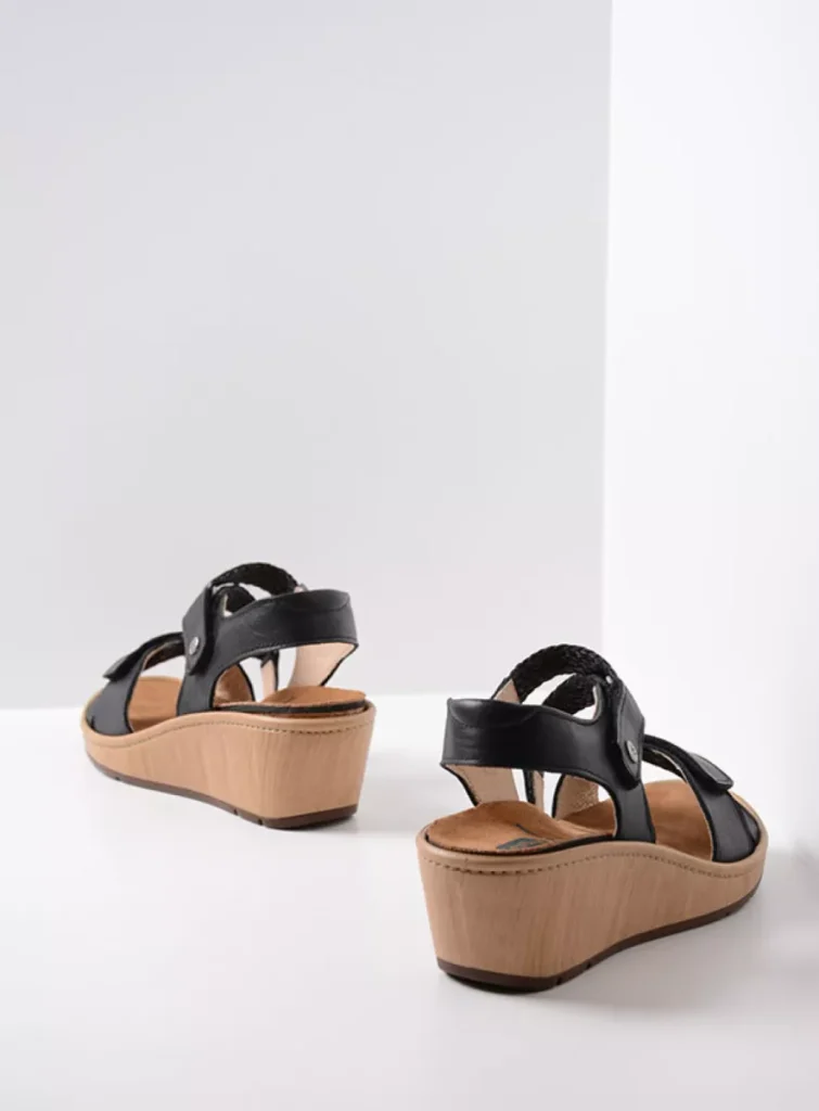 Wolky Sandals 0355030000 30000 black leather