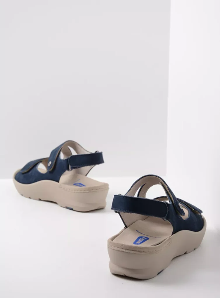 Wolky Sandals 0392811820 11820 denim nubuck