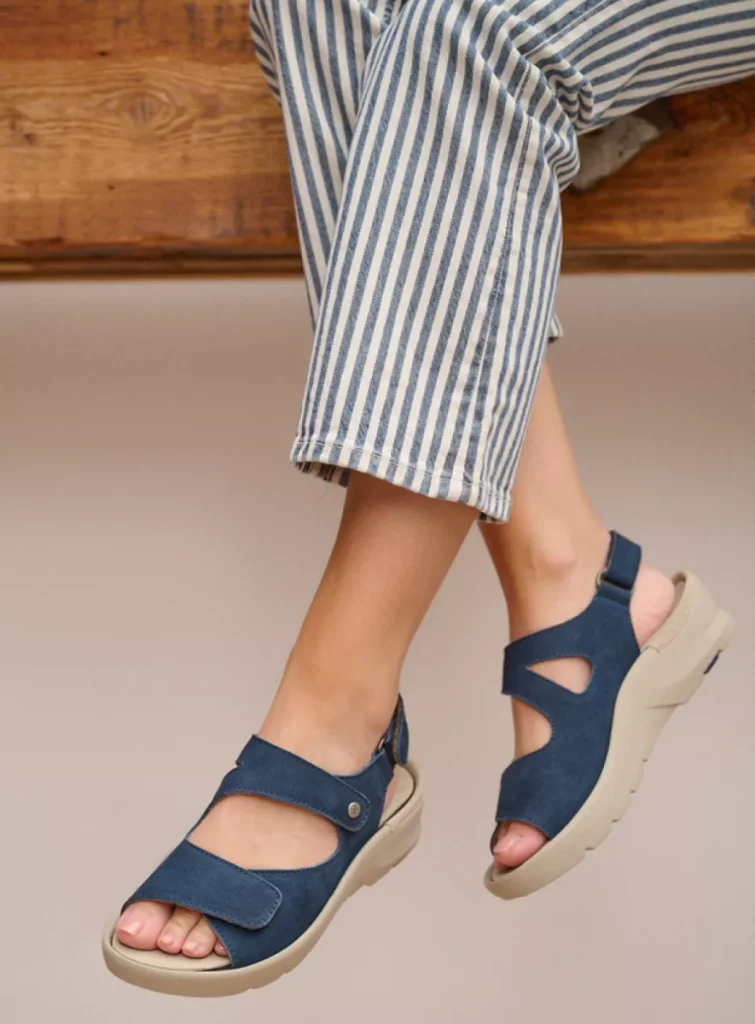 Wolky Sandals 0392811820 11820 denim nubuck