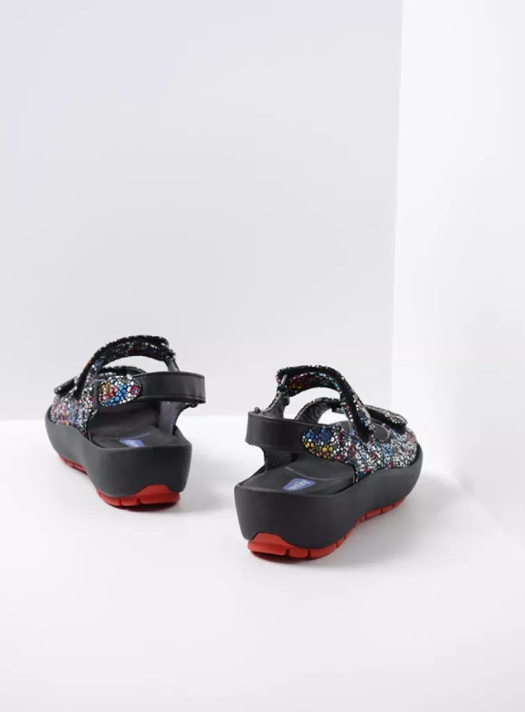Wolky Women’s shoes 0332542000 4200 black mosaico suede