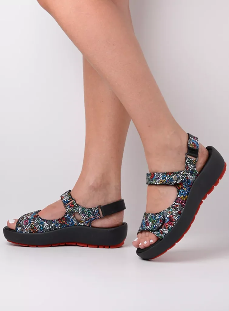 Wolky Women’s shoes 0332542000 4200 black mosaico suede