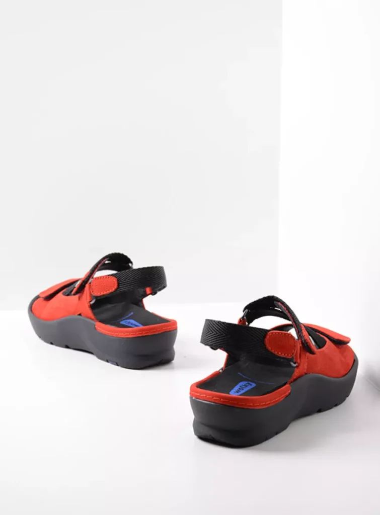 Wolky Women’s shoes 0392511500 11500 red nubuck