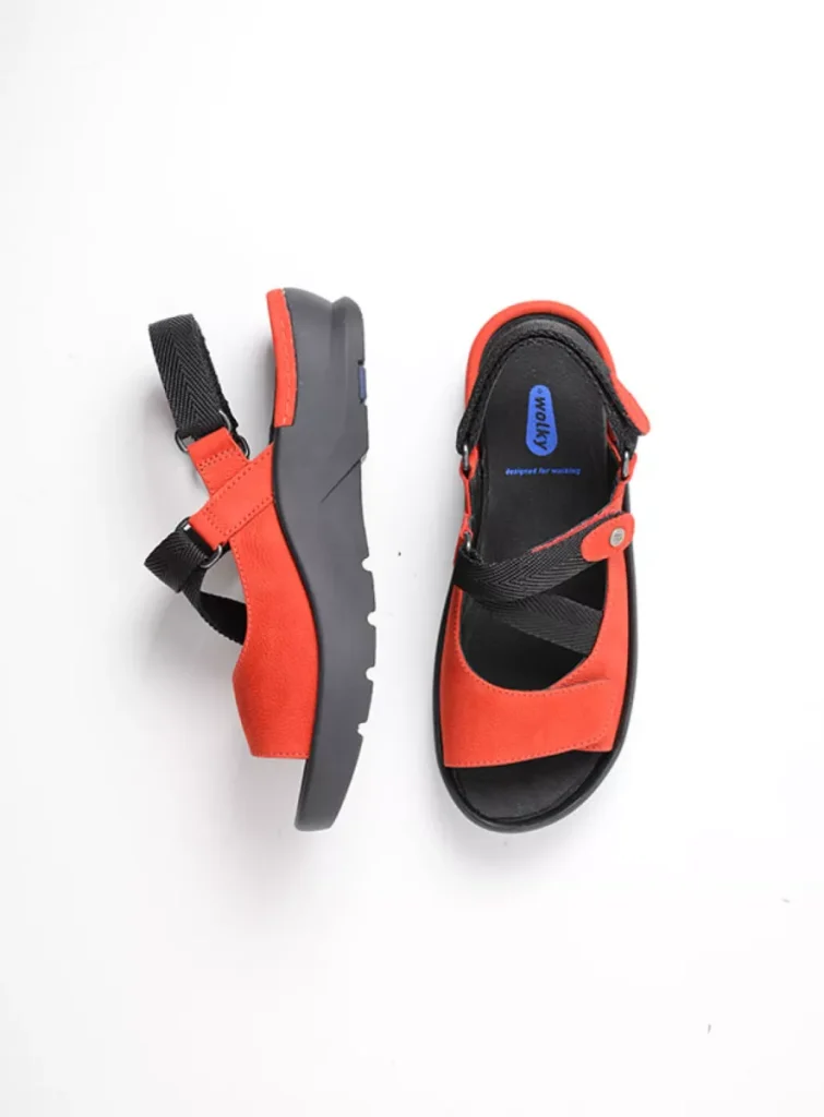Wolky Women’s shoes 0392511500 11500 red nubuck