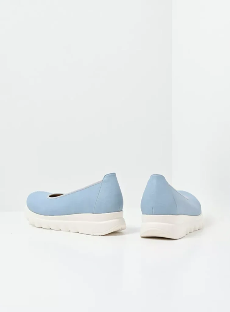 Wolky Flats 0212682806 82806 light blue vegan biocare