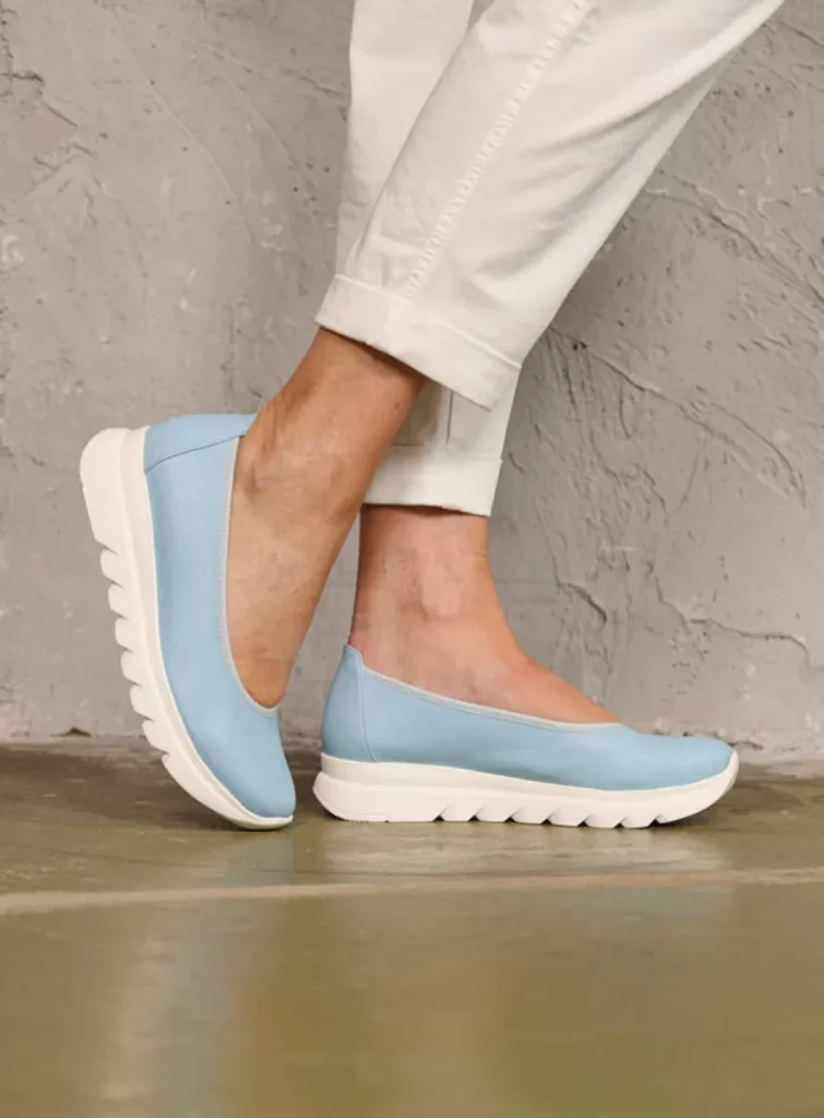 Wolky Flats 0212682806 82806 light blue vegan biocare