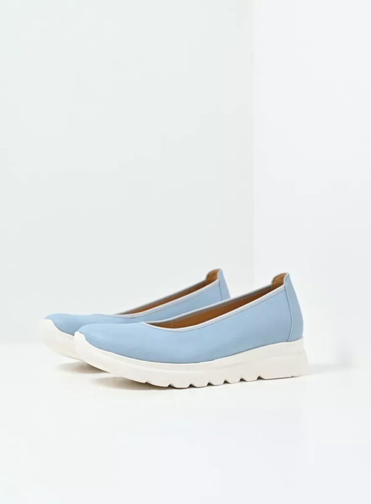 Wolky Flats 0212682806 82806 light blue vegan biocare