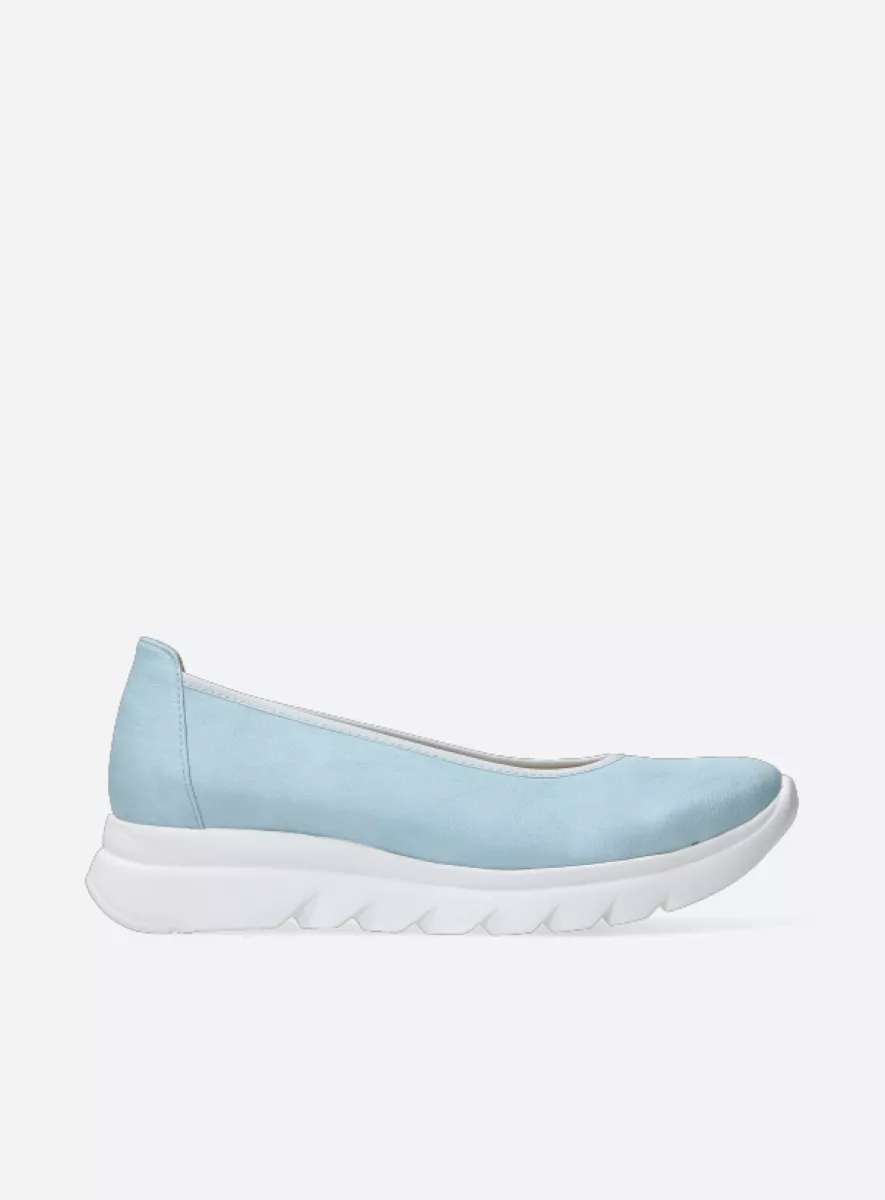 Wolky Flats 0212682806 82806 light blue vegan biocare