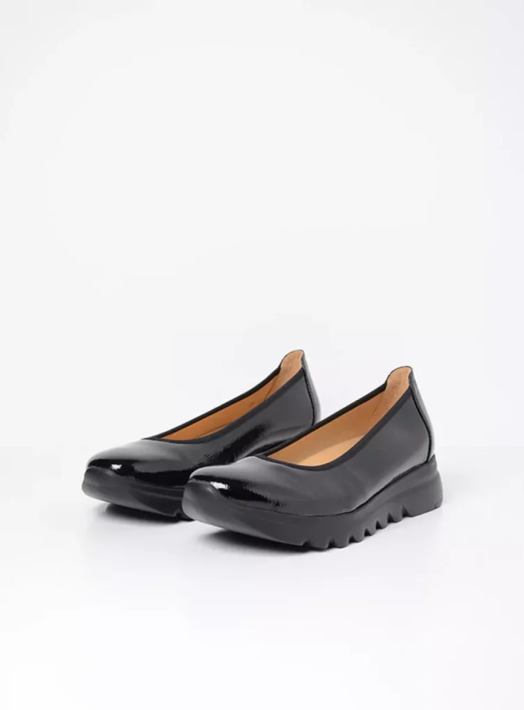 Wolky Flats 0212696000 96000 black vegan biocare