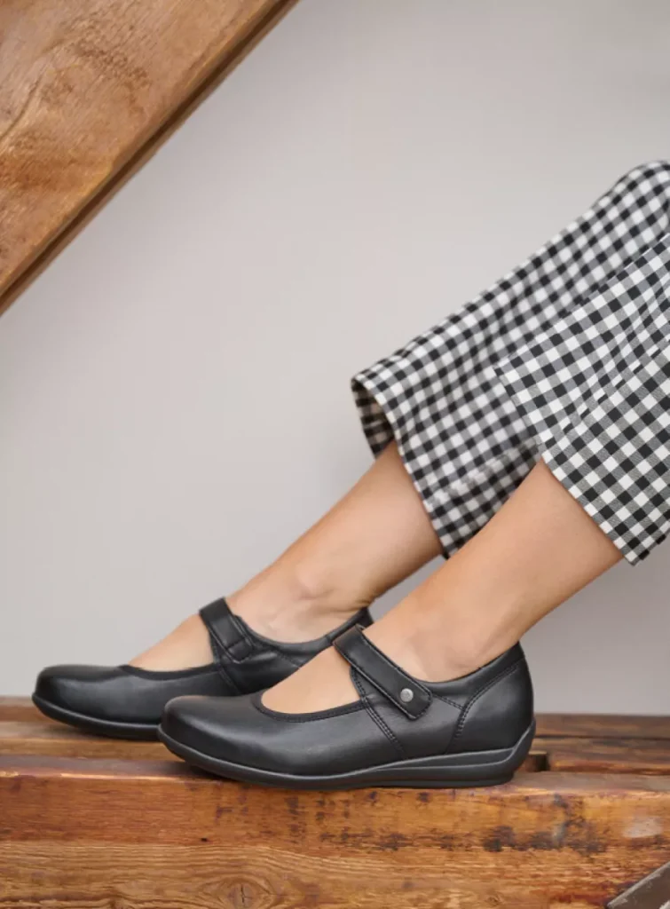 Wolky Mary Jane shoes 0038780000 80000 black vegan biocare