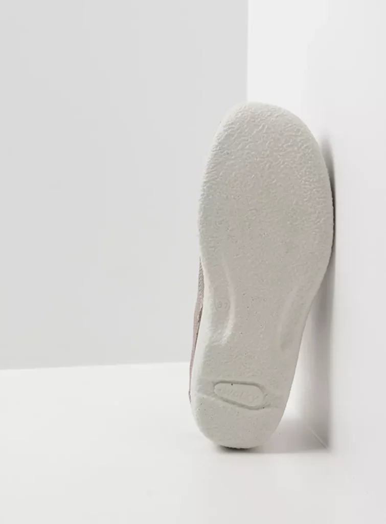 Wolky Roll Moc 0622745157 45157 taupe flowerpoint suede