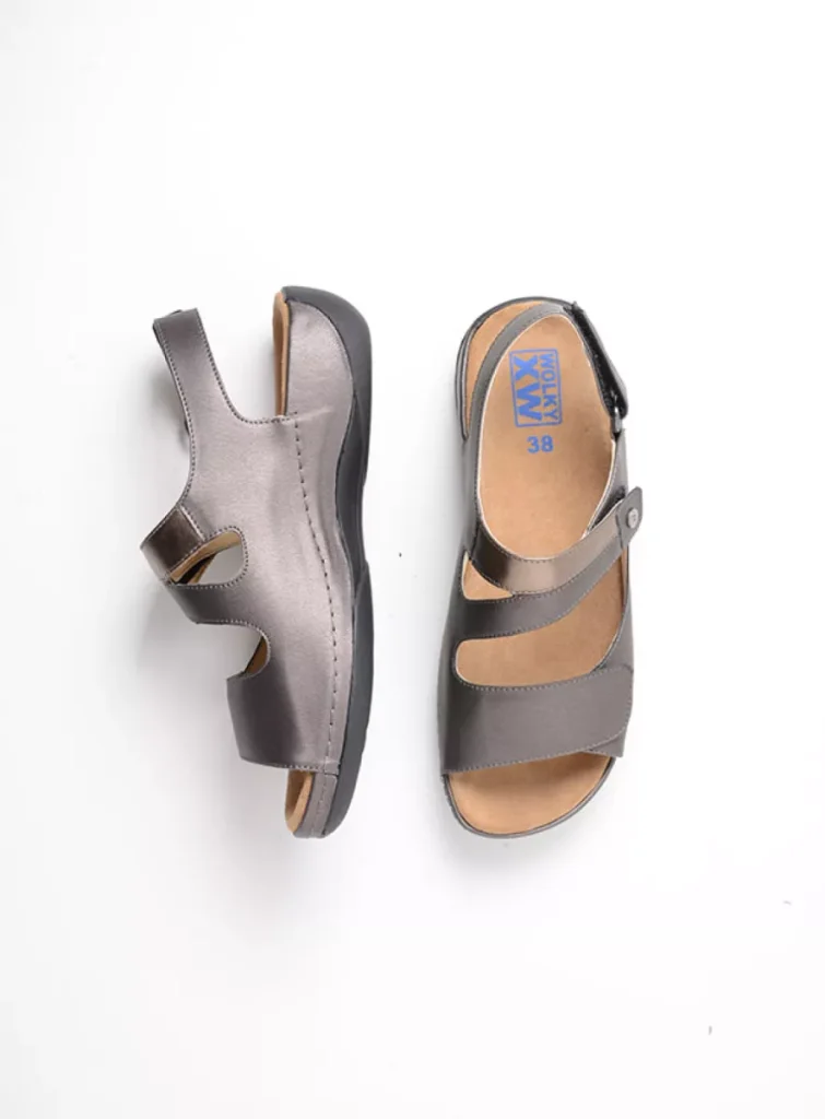 Wolky Sandals 0031690232 90232 inox vegan biocare