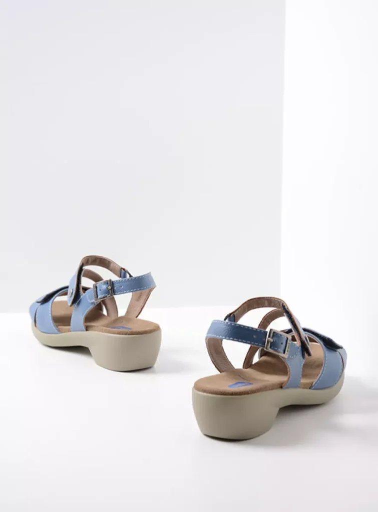 Wolky Sandals 0077607815 07815 sky blue vegan biocare