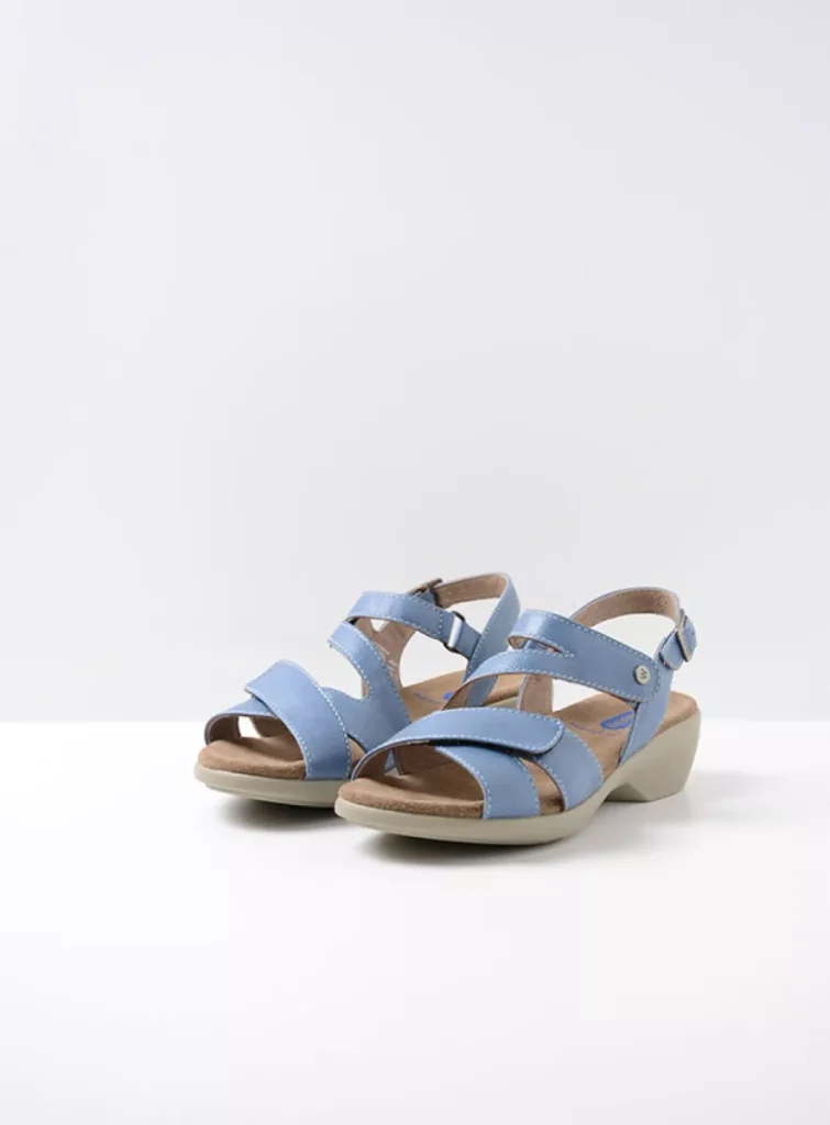 Wolky Sandals 0077607815 07815 sky blue vegan biocare