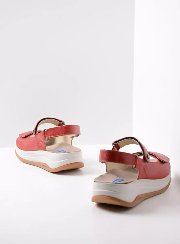 Wolky Sandals 0335007500 07500 red vegan biocare