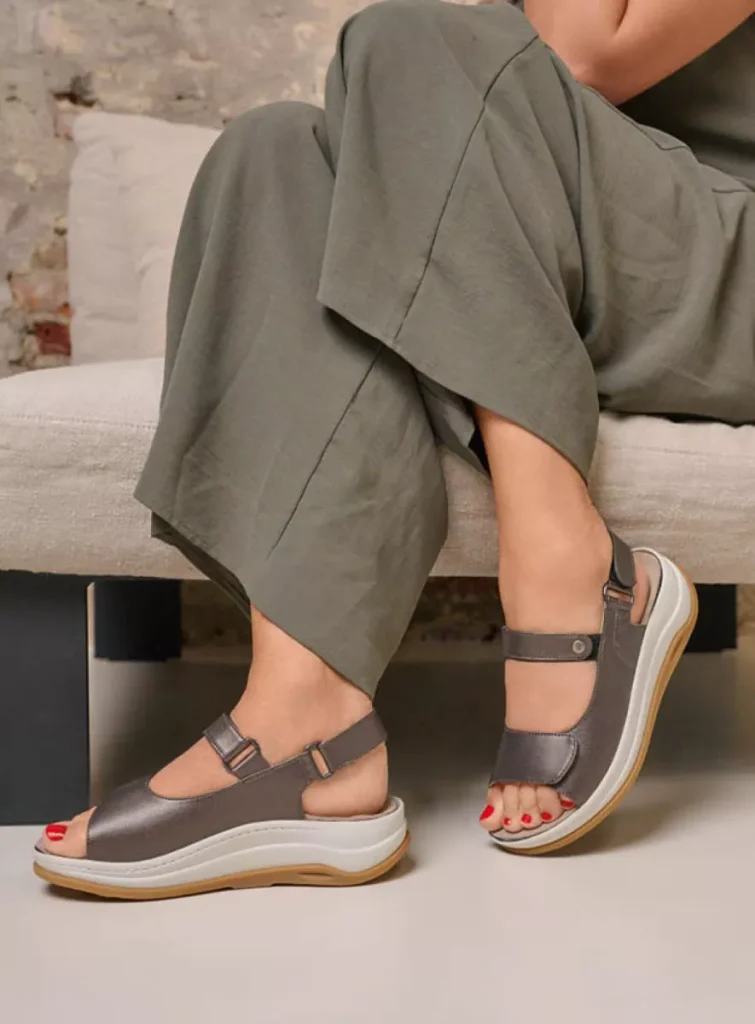 Wolky Sandals 0335009212 09212 inox vegan biocare