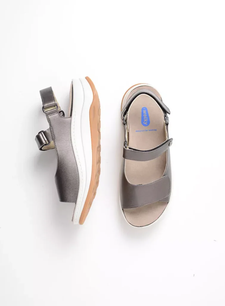 Wolky Sandals 0335009212 09212 inox vegan biocare