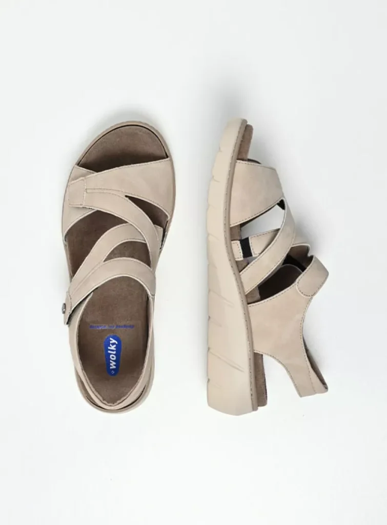 Wolky Sandals 0410605390 05390 beige vegan biocare