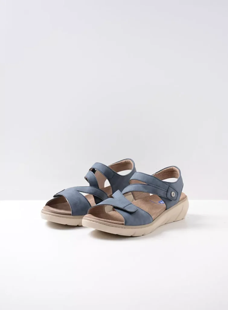Wolky Sandals 0410605820 05820 denim vegan biocare