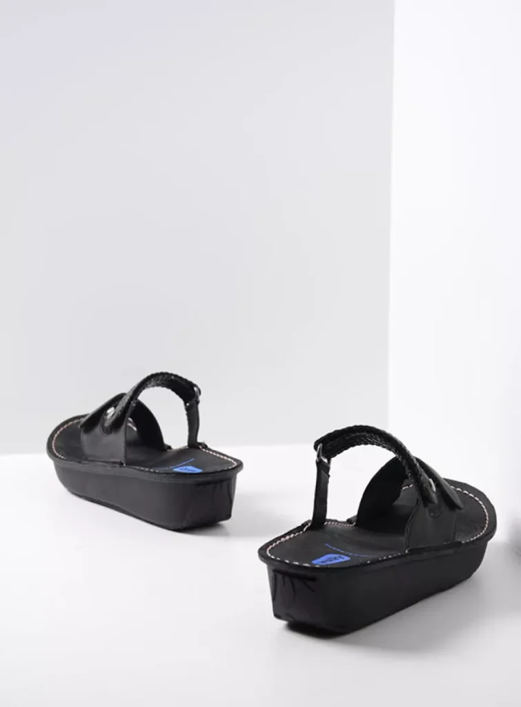 Wolky Sandals 0618305000 05000 black vegan biocare