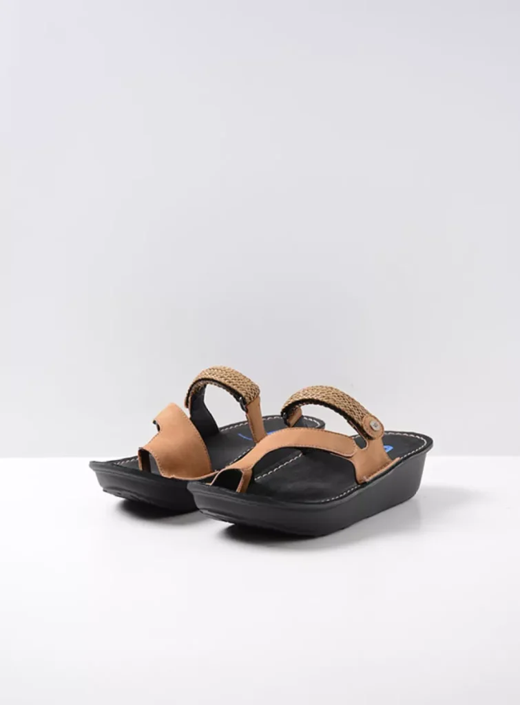 Wolky Sandals 0618305420 05420 tan vegan biocare