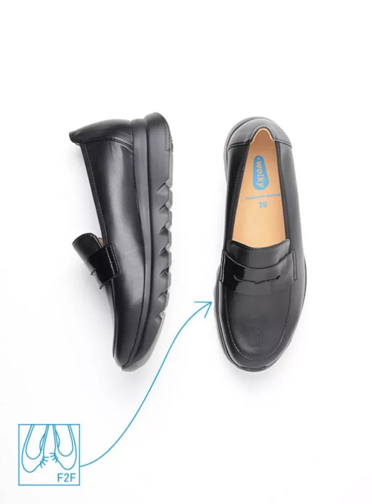 Wolky Women’s shoes 0212780000 80000 black vegan biocare