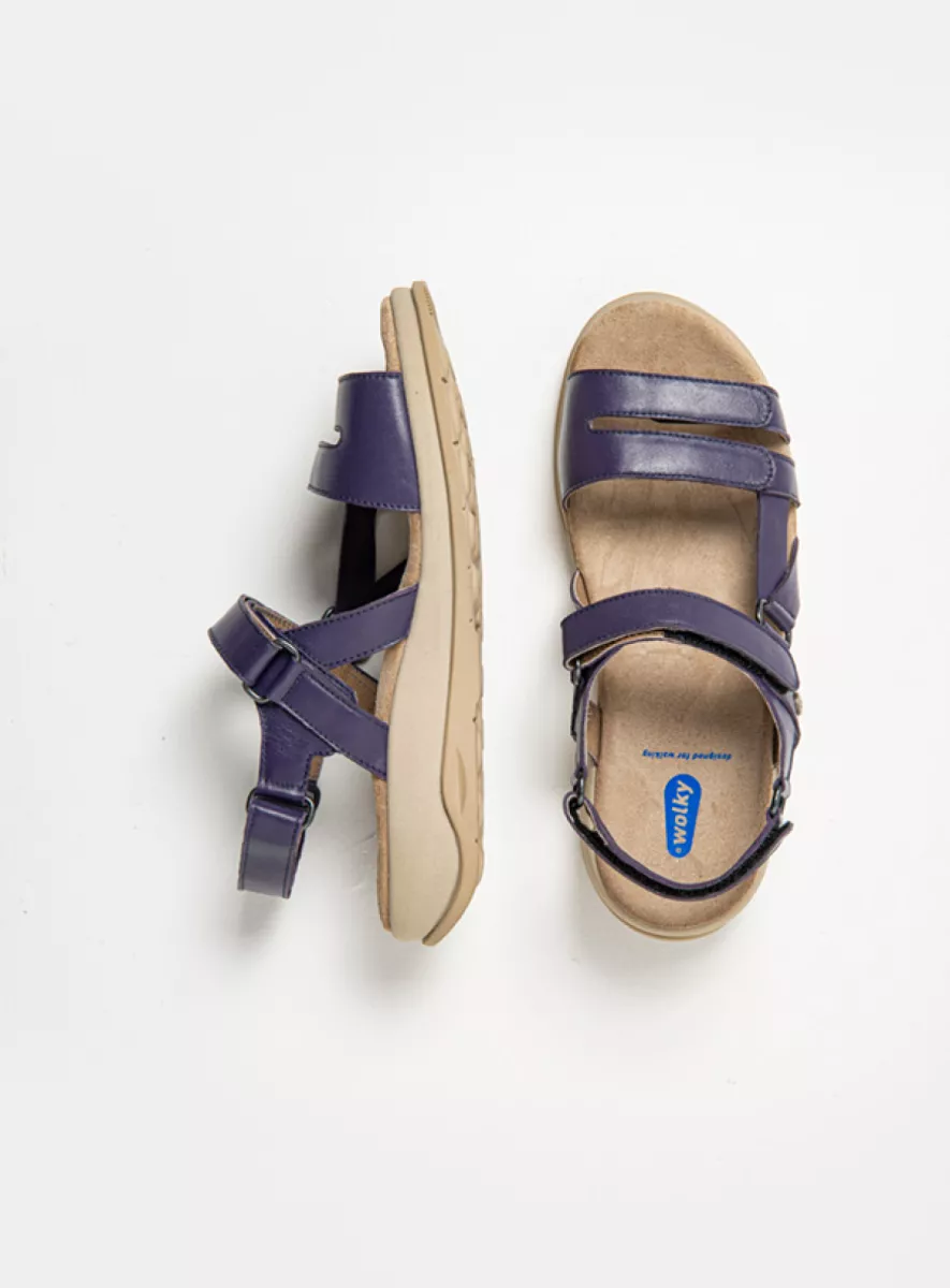 Wolky Sandals 0147550600 50600 purple leather