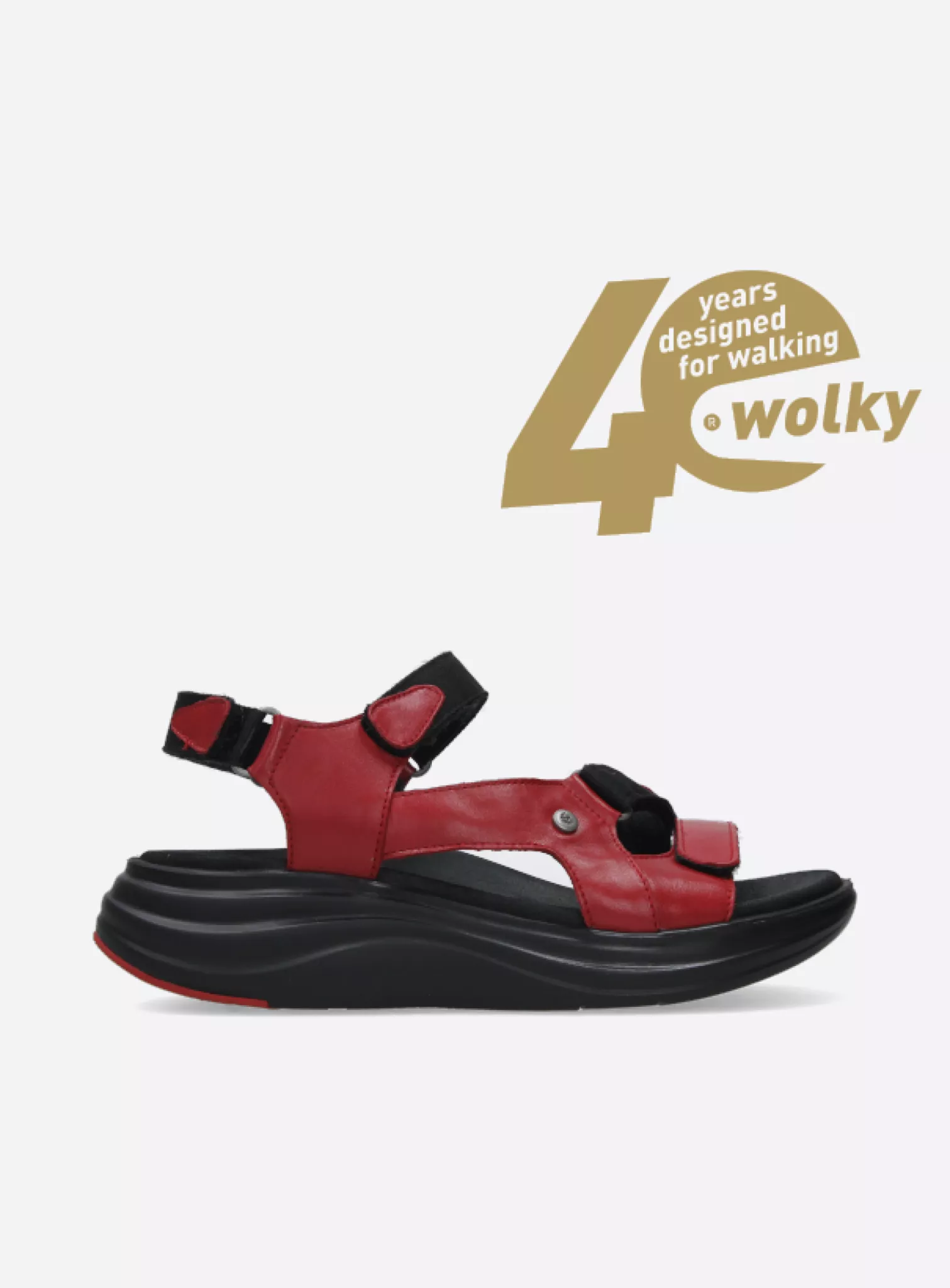 Wolky Sandals 0565030500 30500 red leather