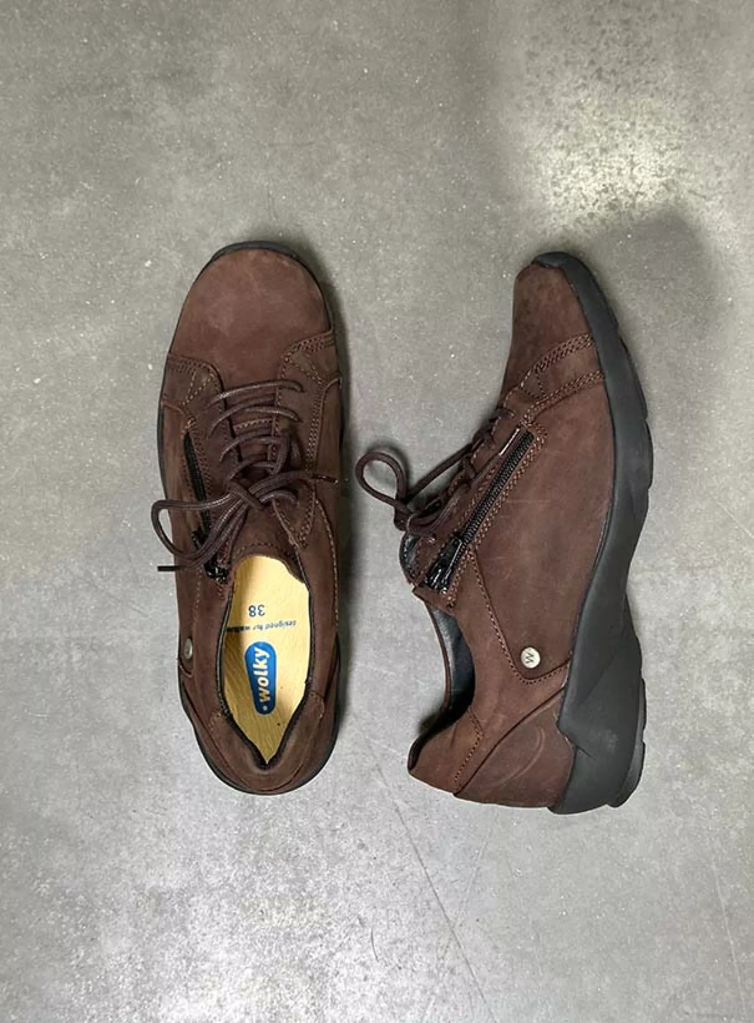 Wolky Women’s shoes 0157616305 16305 brown oiled nubuck