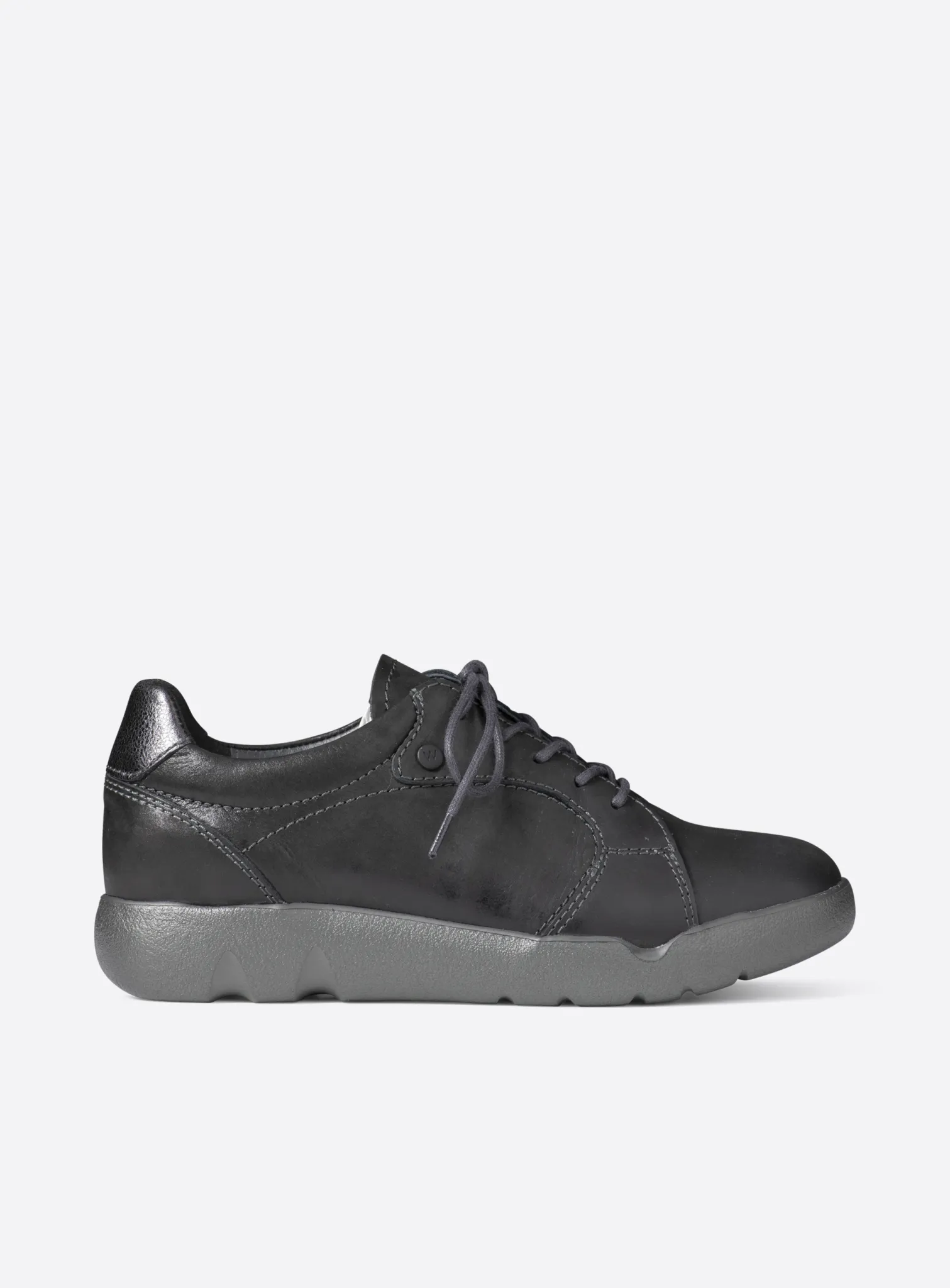 Wolky Lunvia - black effect leather Lace-up shoes for woman