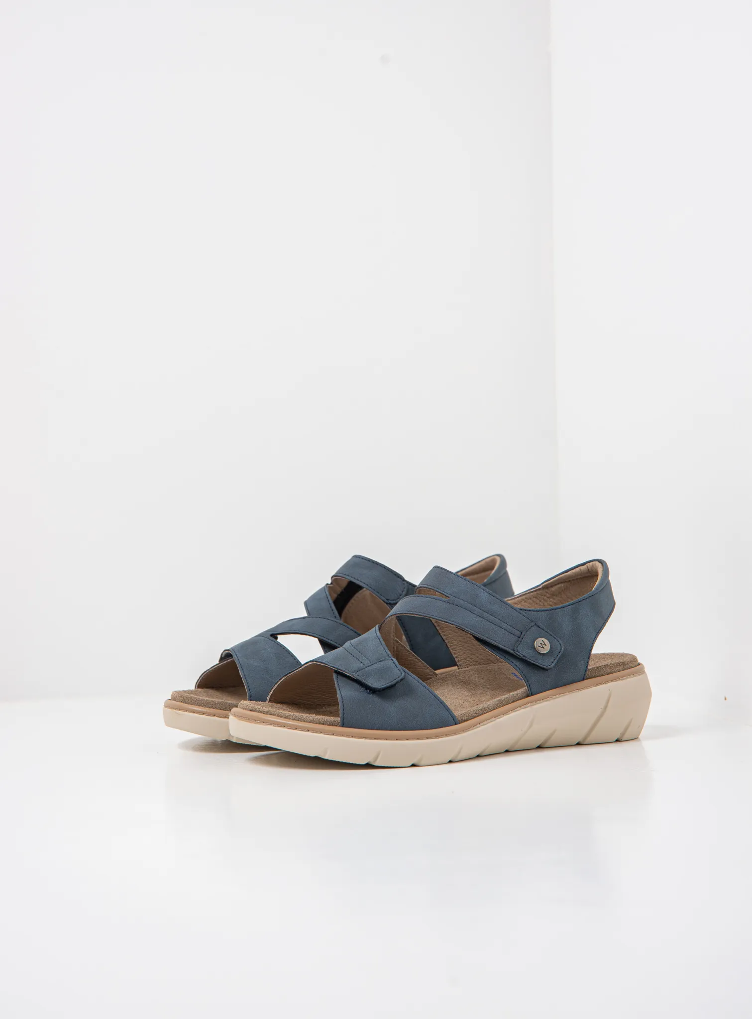 Wolky Ikaria - denim vegan biocare Sandals for women