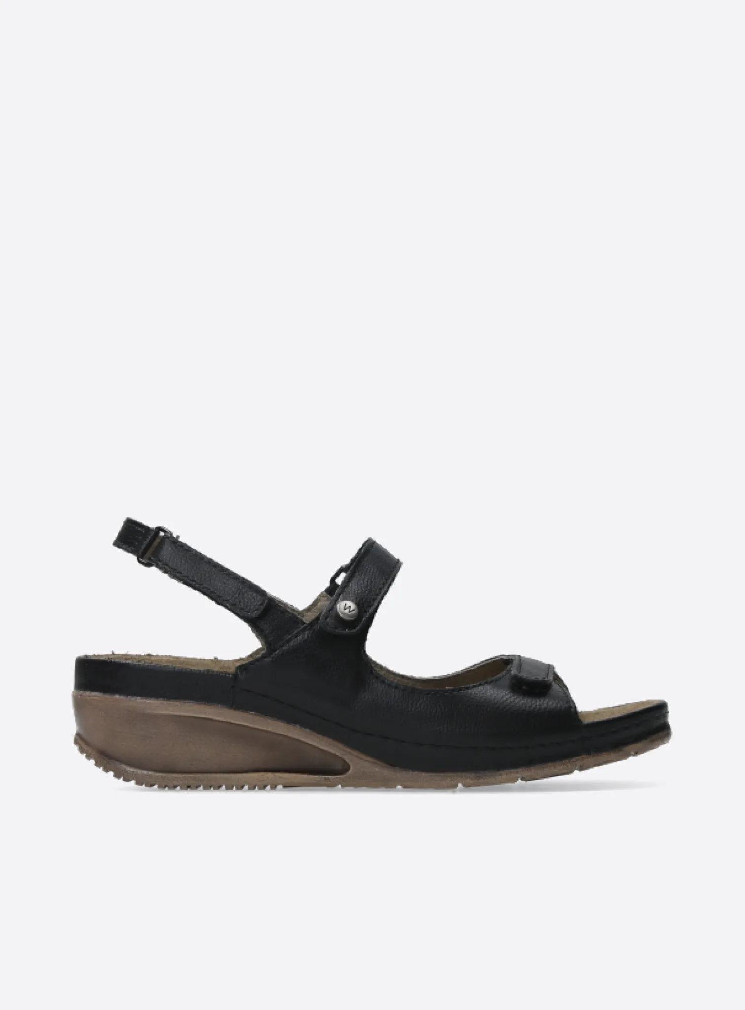 Wolky Pica - black vegan biocare Sandals for women