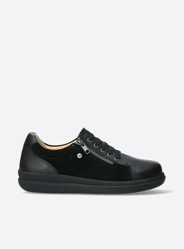 Wolky Pro XW - black leather Lace-up shoes for women